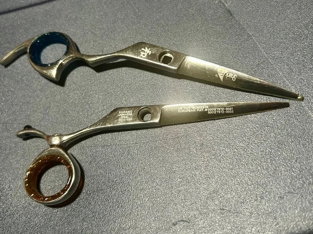 Swivel Shears Shark Fin Professional Stainless steel used pre-owned As-is PARTS
